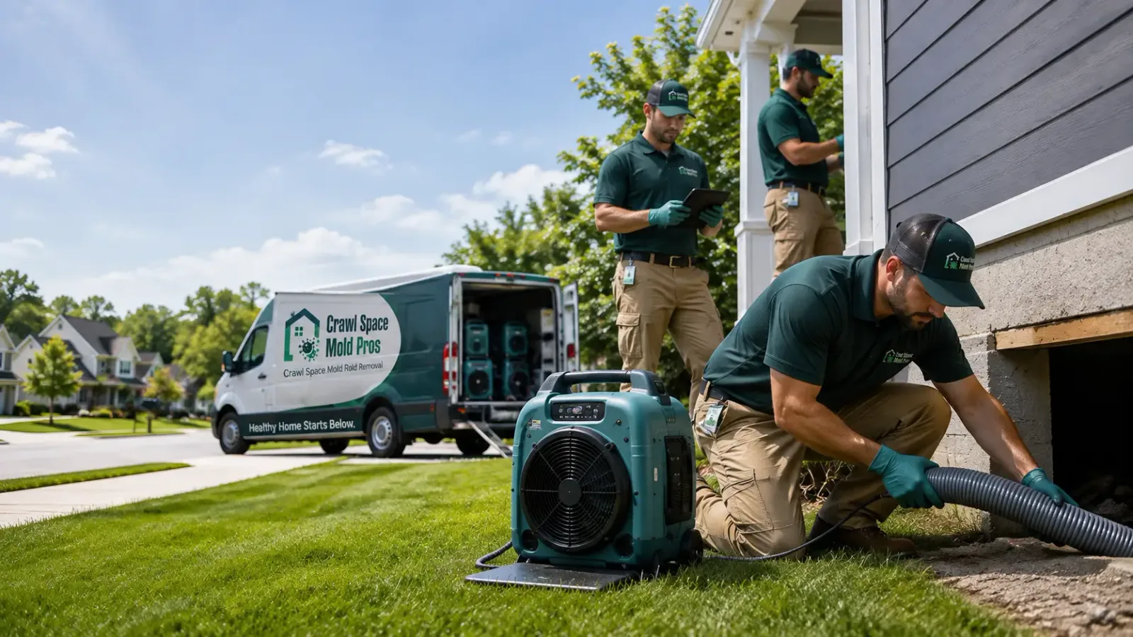 Crawl Space Mold Removal in Evart, MI